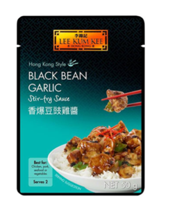 LKK Black Bean Garlic Stir-fry Sauce 50g <br> 李錦記香爆豆豉雞醬