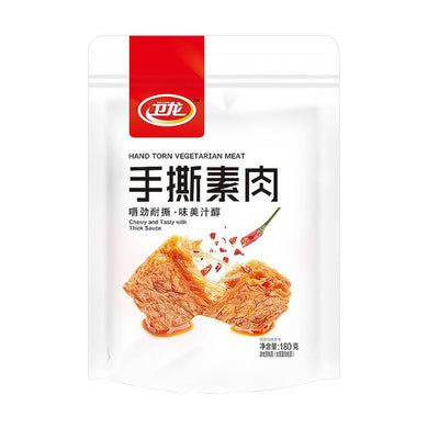 WeiLong Hand Torn Vegetarian Meat 180g <br> 衛龍手撕素肉