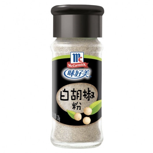MC White Pepper Powder (Bottle) 30g <br> 味好美 白胡椒粉(瓶裝)
