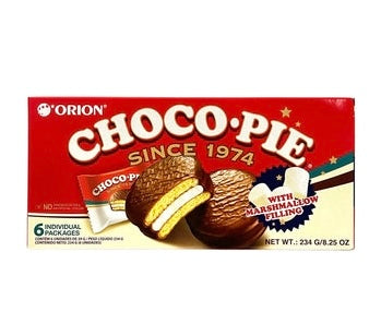 Orion Choco Pie 6pieces 180g <br> Orion 巧克力派