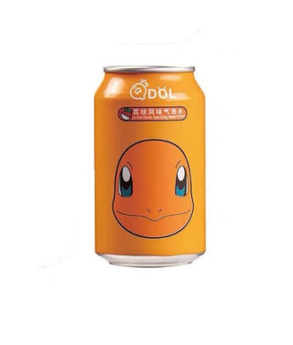 QDOL Pokémon (Charmander) Sparkling Water - Lychee 330ml *** <br> QDOL 寶可夢氣泡水 - 荔枝風味