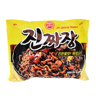 Ottogi Jin Jiajiang Ramen 540g (4Pack) <br> 不倒翁炸醬麵 4連包