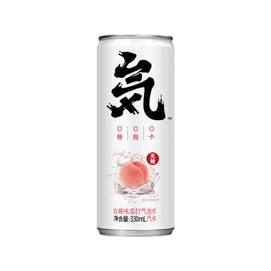 Genki Forest Sparkling Water (White Peach Flavour) 330ml BBD 11/9/2023*** <br> 元氣森林白桃味蘇打氣泡水