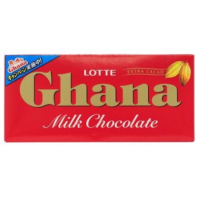 Lotte Ghana Milk Chocolate Bar 50g *** <br> 樂天加納牛奶巧克力