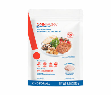 OmniPork Plant-Based Luncheon Style Meat 240g (BBD27/9/2022)