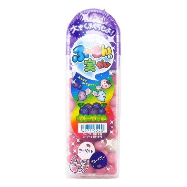 Lotte Bubble Gum - Blueberry Flavoured 35g <br> 樂天 果汁口香糖 - 藍莓味