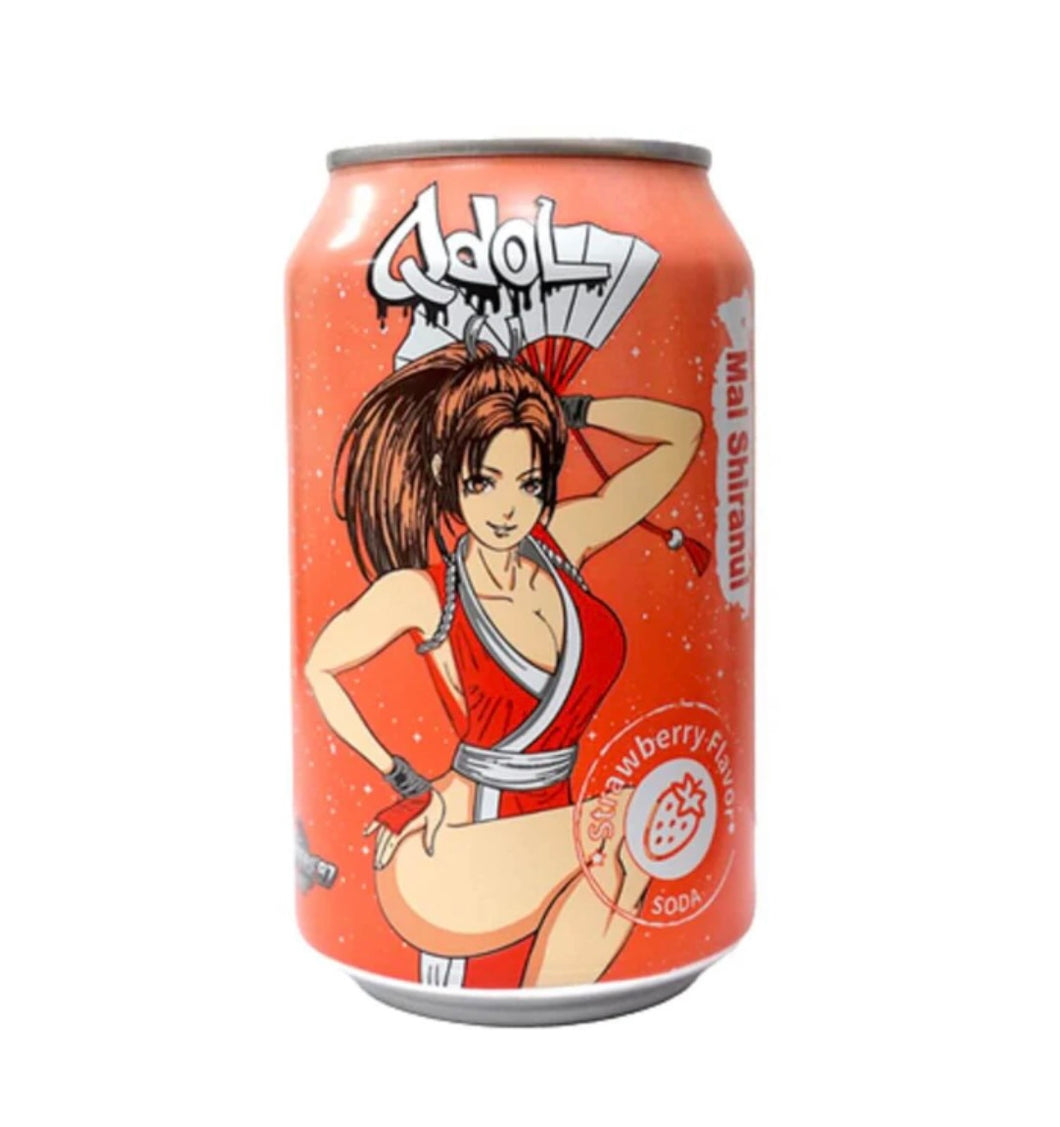 QDOL The King of Fighters 97 Sparkling Water - Strawberry 330ml *** <br> QDOL 拳皇97氣泡水 - 草莓風味