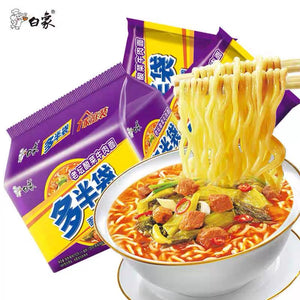 Bai Xiang Instant Noodles (Pickled Mustard Beef) 152g <br> 白象方便麵袋裝-老壇酸菜牛肉