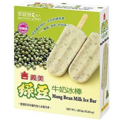 IMEI Mung Bean Milk Ice Bar (5pc) 437.5g *** <br> 義美綠豆牛奶冰棒 (5支裝)