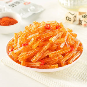 WeiLong Mini Spicy Gluten Strips 60g <br> 衛龍小麵筋香辣味