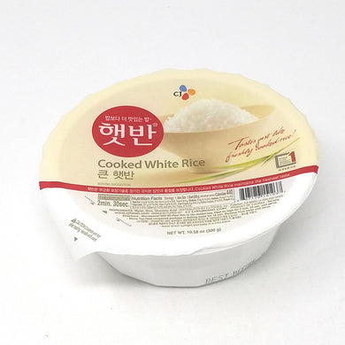 CJ Microwaveable Rice (Hat Ban) 300g (Round Packaging) <br> CJ 微波米飯