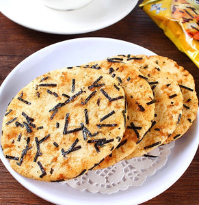 WW Seaweed Rice Crackers 160g <br> 旺旺 厚燒海苔