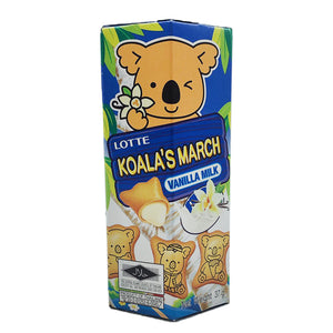Lotte (Thai) Koala's March Biscuits - Vanilla Milk 37g <br> 樂天熊仔餅-香草牛奶