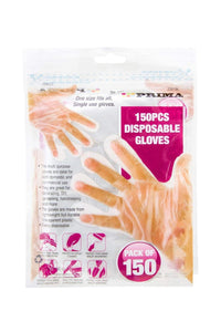 Prima Houseware Disposable Gloves (One Size) 150Gloves ***