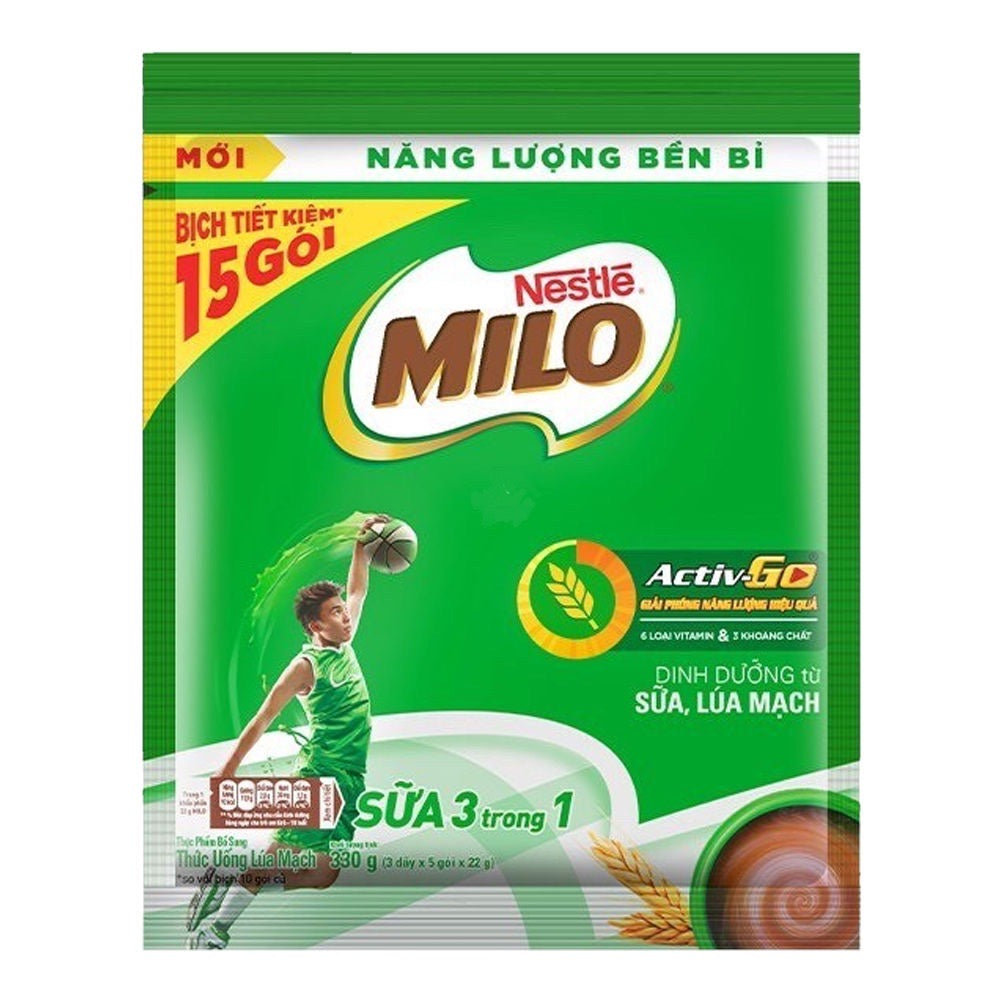Milo Activ-Go Chocolate (5x3x22g) 330g