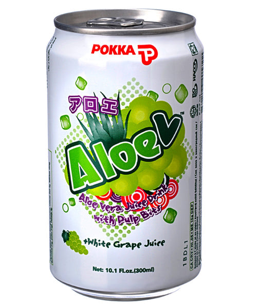 Pokka Aloe Vera White Grape Juice 300ml *** <br> Pokka 蘆薈白葡萄飲料