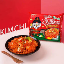將圖片載入圖庫檢視器 Samyang Kimchi Hot Chicken Flavor Ramen 135g (5 Pack) &lt;br&gt; 三養 泡菜辣雞拉麵 5連包