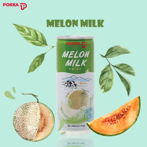 Pokka Melon Milk Drink 240ml <br> Pokka 蜜瓜牛奶飲料