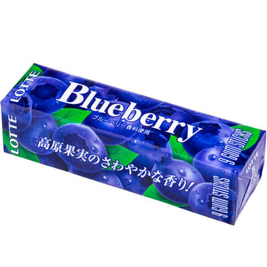 Lotte Blueberry Gum 21g *** <br> 樂天口香糖藍莓味