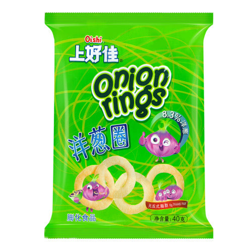 Oishi Onion Rings 40g  <br> 上好佳 洋蔥圈
