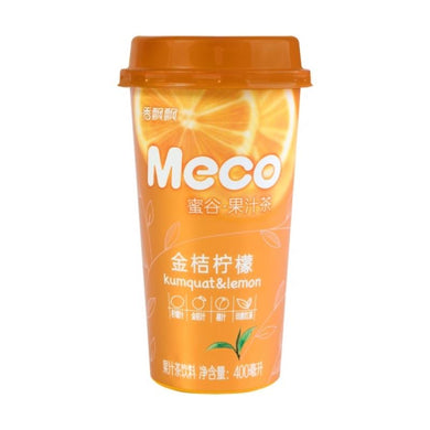 Xiang Piao Piao Meco Fruit Tea (Kumquat & Lemon) 400ml *** <br> 香飄飄蜜谷果汁茶金桔檸檬