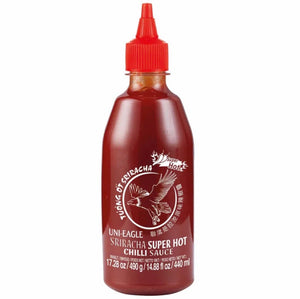 Uni-Eagle Sriracha Super Hot Chilli Sauce 440ml <br> 聯鷹牌是拉差辣椒醬 特辣