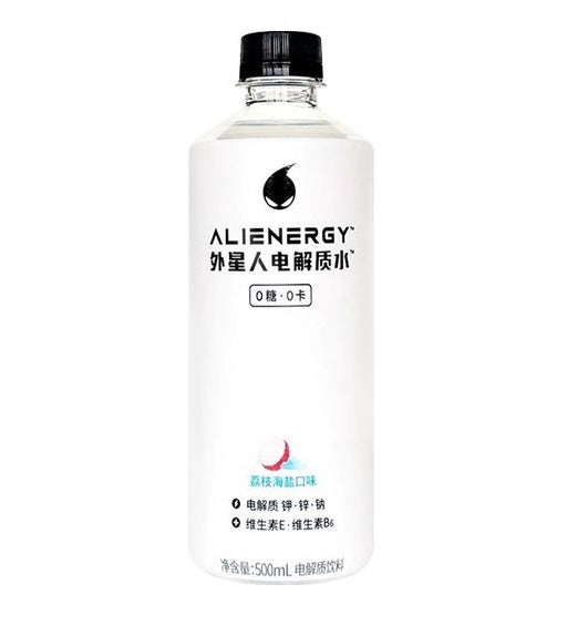 Genki Forest Ailenergy Sports Drink (Lychee & Salt Flavour) 500ml *** <br> 元氣森林荔枝海鹽口味外星人電解水