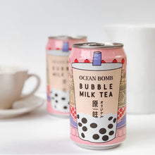 將圖片載入圖庫檢視器 Y.H.B. Ocean Bomb Bubble Milk Tea Drink 330ml *** &lt;br&gt; Ocean Bomb 原味珍珠奶茶