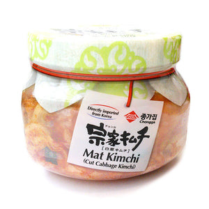 Chongga Mat Kimchi In Jar (Cut Cabbage Kimchi) 400g <br> 宗家切片泡菜罐裝