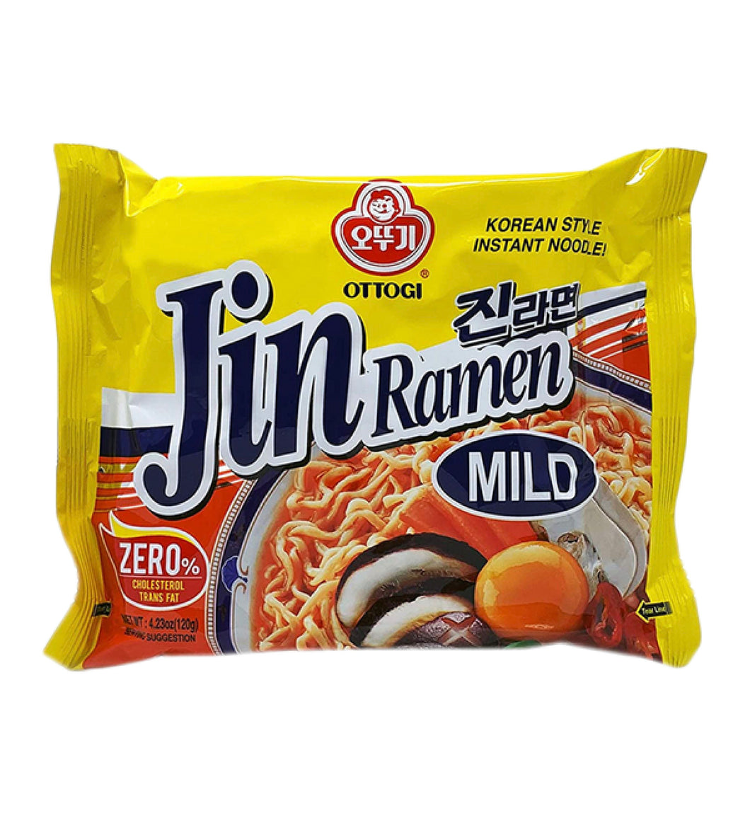 Ottogi Jin Ramen Mild 120g <br> 不倒翁金拉麵 微辣