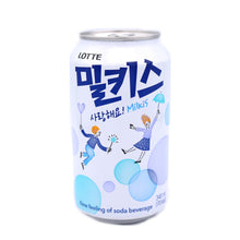 Load image into Gallery viewer, Lotte Milkis 340ml *** &lt;br&gt; 樂天牛奶蘇打碳酸飲料