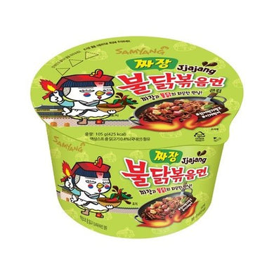 Samyang Jjajang Hot Chicken Flavour Ramen Bowl 105g <br> 三養 炸醬辣雞拉麵 桶麵