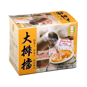 DPD 3 in 1 instant Milk Tea 170g  (17g x 10 Sachets) <br> 大排檔 3合1奶茶