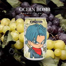 Load image into Gallery viewer, Y.H.B. Ocean Bomb &amp; Dragonball (Trunks ) Sparkling Water - White Grape 330ml *** &lt;br&gt; 海洋深層氣泡水 (龍珠-杜拉格斯) - 白葡萄風味