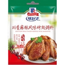 MC Roasted Wing Seasoning - Szechuan Mala Flavor 35g <br> 味好美 川香麻辣風味雞翼調料