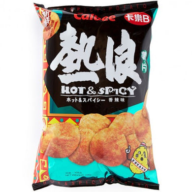Calbee P/Chips - Hot & Spicy 105g <br> 卡樂B薯片-熱浪