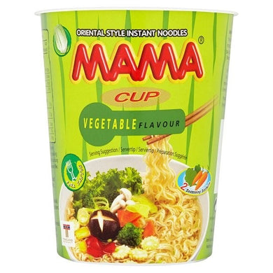 Mama Oriental Style Instant Cup Noodles Vegetable Flavour 70g <br> 媽媽 蔬菜味杯麵