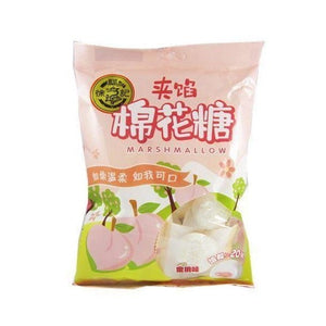 HSU Marshmallow - Peach 64g *** <br> 徐福記夾餡棉花糖 - 蜜桃