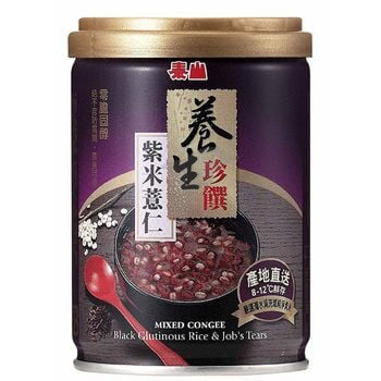 Tai Sun Black Glutinous Mixed Congee 255g <br> 泰山紫米薏仁八寶粥