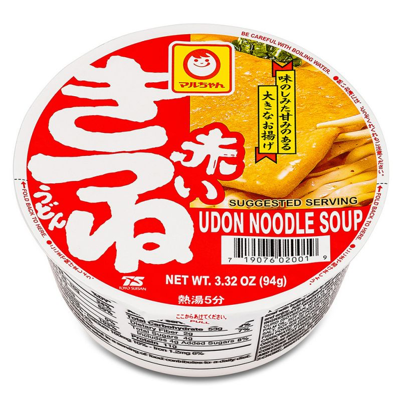 Toyo Suisan Maruchan Akai Kitsune Udon with Fried Tofu 94g <br> 東洋水產油豆腐烏冬杯麵
