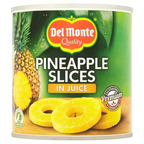 Del Monte - Pineapple Slices in Juice 435g <br> 地捫鑵頭菠蘿片