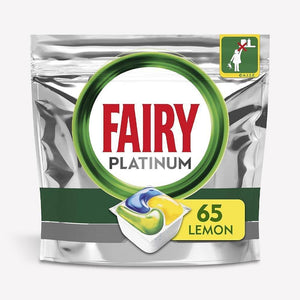 P&G Fairy Platinum All in One Dish Washer 65 Lemon Capsules ***