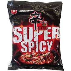 Nongshim Shin Ramyun Red - Super Spicy Flavour 120g <br> 農心 激辛辣麵