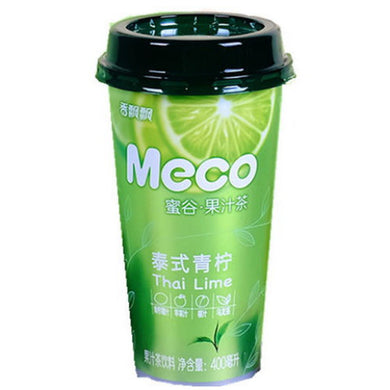 Xiang Piao Piao Meco Fruit Tea (Thai Lime Tea) 400ml *** <br> 香飄飄蜜谷泰式青檸茶