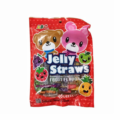 ABC Bunny and Bear Jelly Straws 300g <br> ABC熊兔果凍條