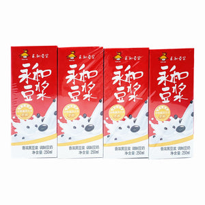 YH Soybean Drink - Black 250ml (4packs) <br> 永和 香濃黑豆漿 (4連裝) BBD: 31/3/21