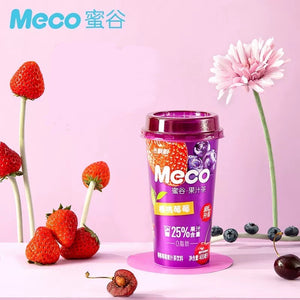 Xiang Piao Piao Meco Fruit Tea (Cherry & Berry) 400ml *** <br> 香飄飄蜜谷果汁茶櫻桃莓莓