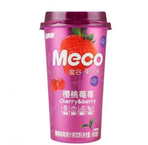 Xiang Piao Piao Meco Fruit Tea (Cherry & Berry) 400ml *** <br> 香飄飄蜜谷果汁茶櫻桃莓莓