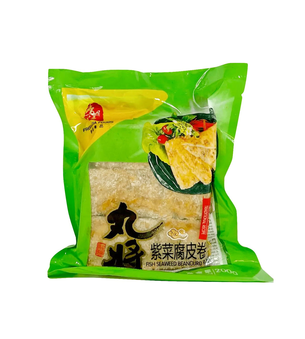 FRESHASIA WJ Seaweed Beancurd Roll 200g <br> 香源丸將紫菜腐皮卷