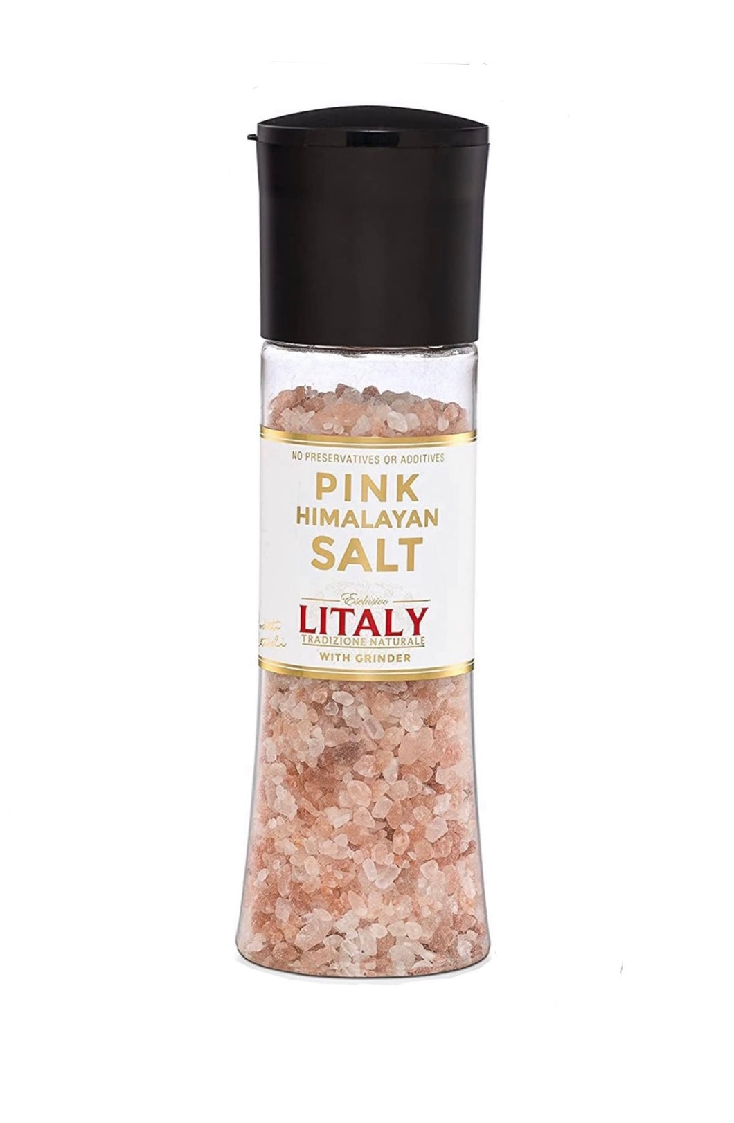 Litaly Pink Himalayan Salt with Grinder 400g